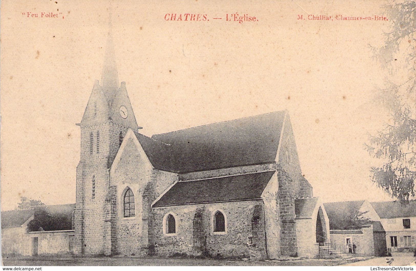 FRANCE - 10 - CHATRES - L'église - Carte Postale Ancienne - Andere & Zonder Classificatie