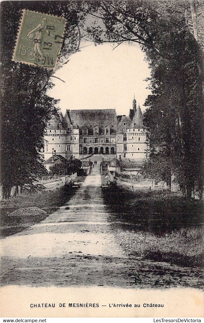 FRANCE - 76 - MESNIERES EN BRAY - L'arrivée Au Château - Carte Postale Ancienne - Mesnières-en-Bray