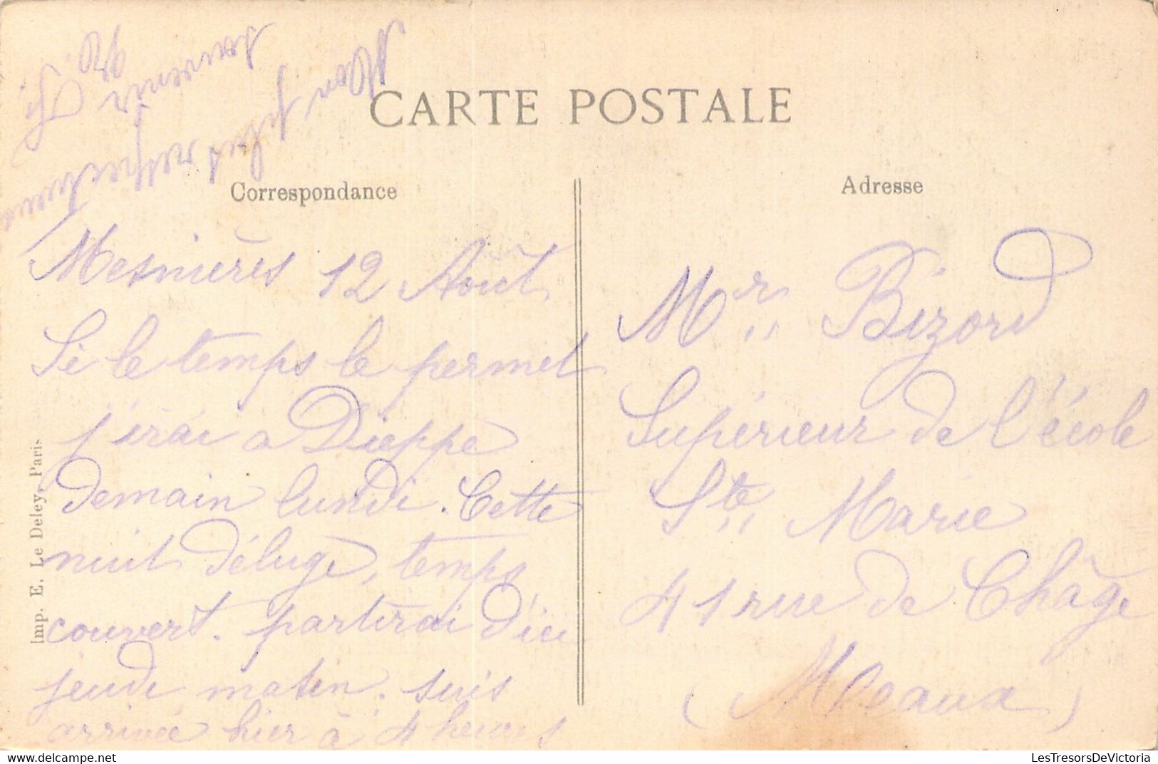 FRANCE - 76 - MESNIERES EN BRAY - L'arrivée Au Château - Carte Postale Ancienne - Mesnières-en-Bray