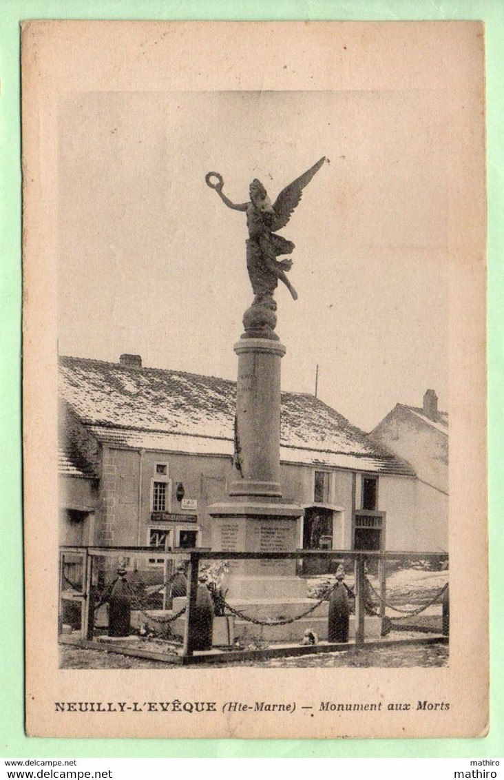 NEUILLY L' EVEQUE ,  Monument Aux Morts - Neuilly L'Eveque