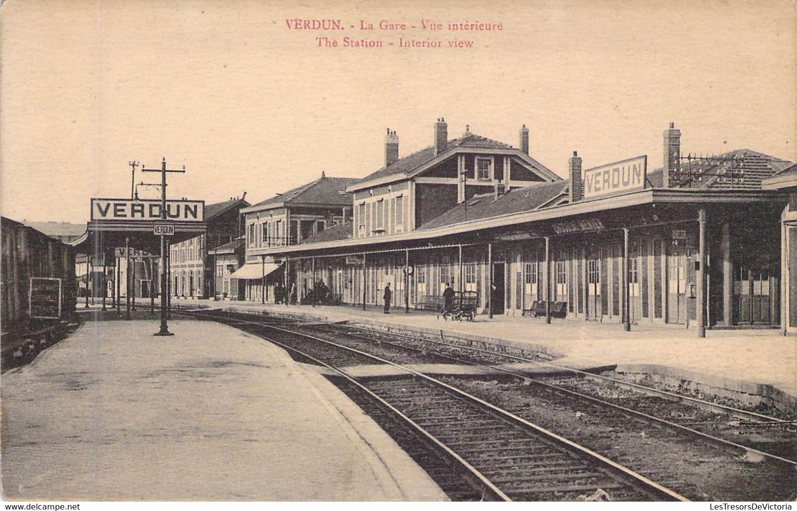 FRANCE - 55 - VERDUN - La Gare - Vue Intérieure - Carte Postale Ancienne - Verdun