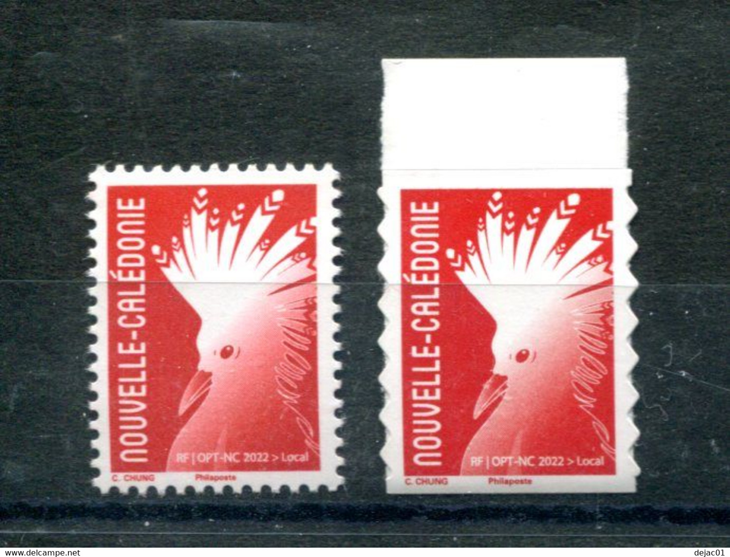 Nouvelle Calédonie - Nouveau Cagou - Timbre Normal + Adhésif Neufs Xxx - T 1307 - Unused Stamps