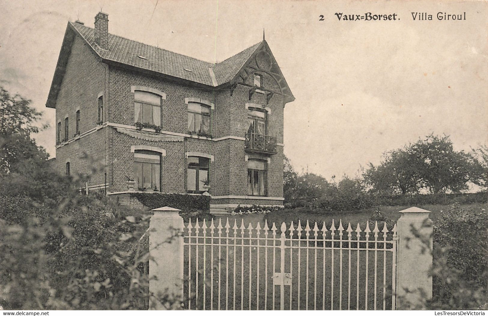 Belgique - Vaux Borset - Ville Giroul - Edit. N. Laflotte - Oblitéré Fallais 1911 -Carte Postale Ancienne - Hoei