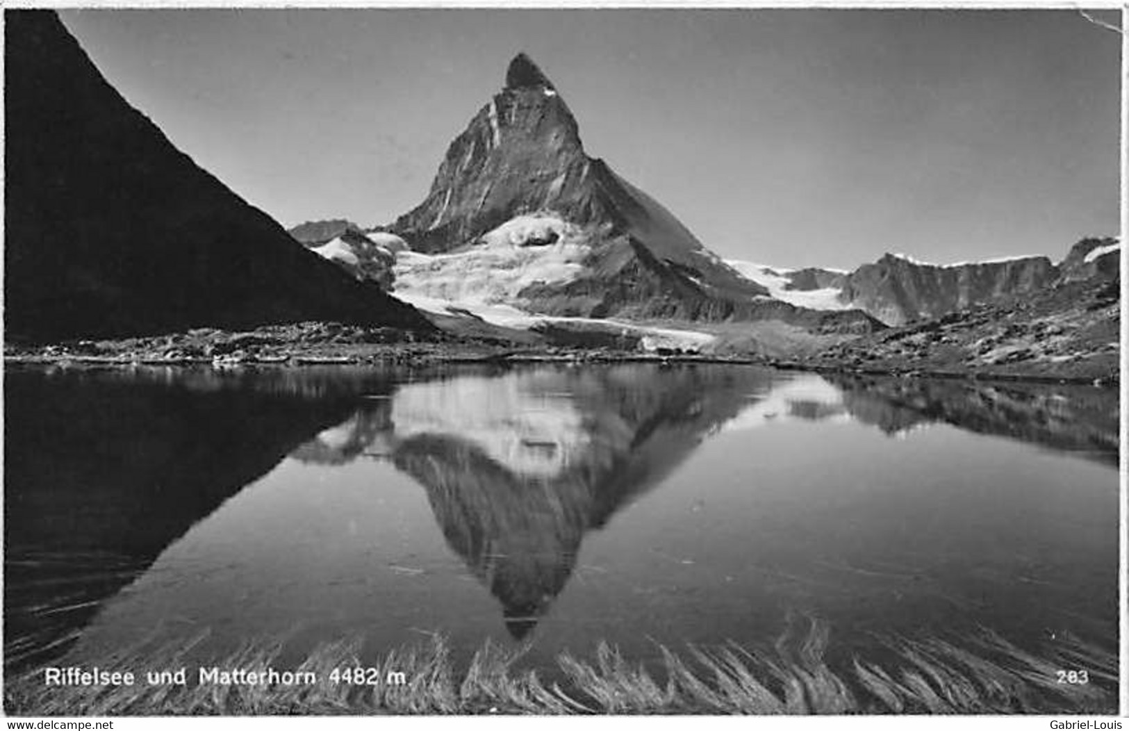 Zermatt Und Matterhorn Le Cervin Riffelsee 1934 - Zermatt