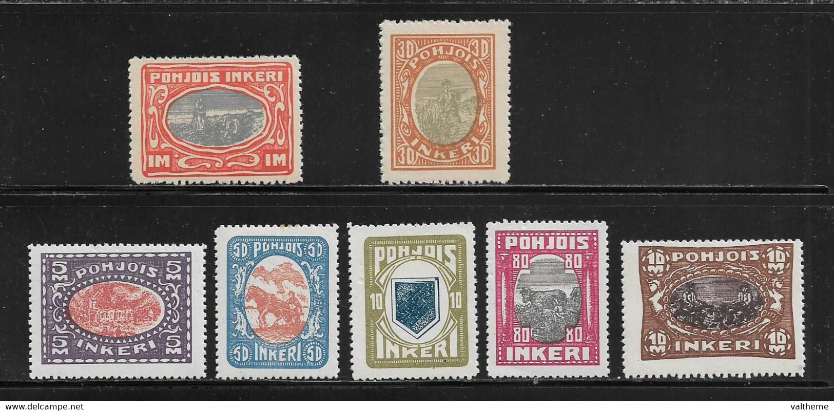 INGRIE ( EUFIN - 159 )  1920  N° YVERT TELLIER     N° 8/14  N** - Unused Stamps