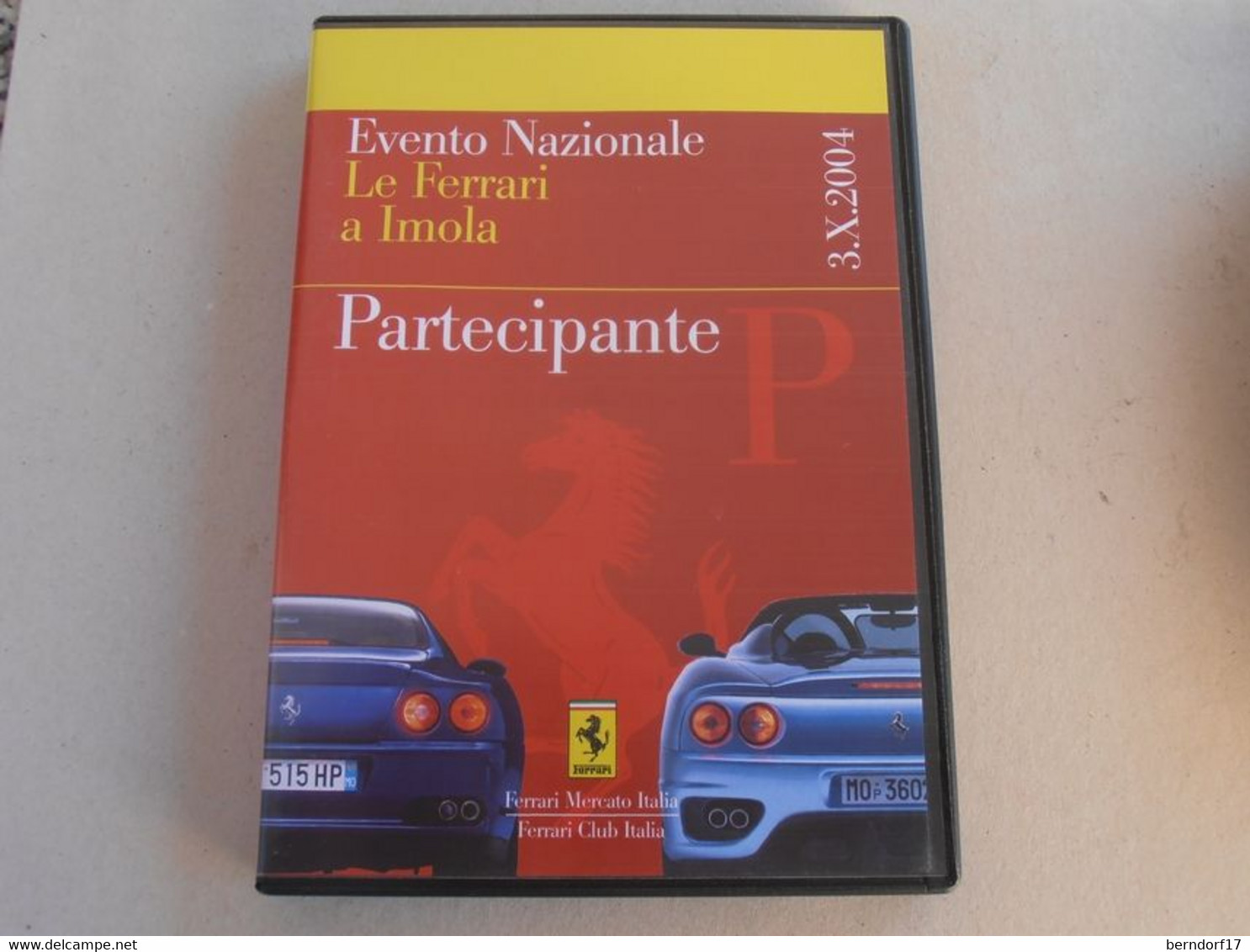 FERRARI CLUB ITALIA - LE FERRARI A IMOLA - DVD - Sport