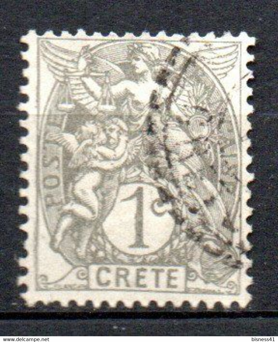 Col33 Colonie Crete N° 1 Oblitéré Cote : 2,50€ - Used Stamps