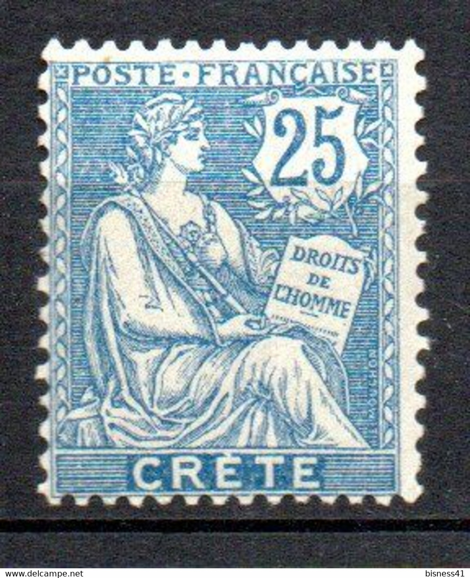 Col33 Colonie Crete N° 9 Neuf X MH Cote : 8,00€ - Unused Stamps