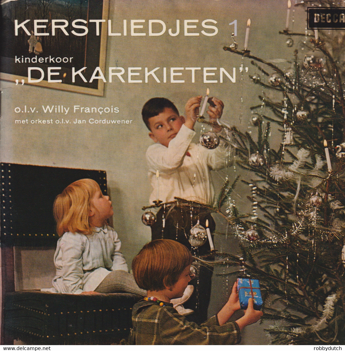 * 7" *  KINDERKOOR DE KAREKIETEN - KERSTLIEDJES 1 (Holland 1963) - Canzoni Di Natale
