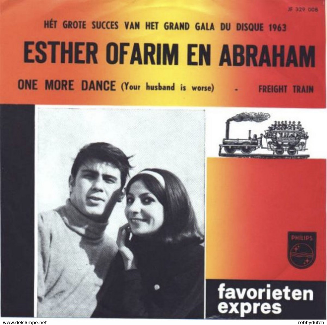 * 7" * ESTHER OFARIM EN ABRAHAM - ONE MORE DANCE (Holland 1968 EX-) - Country & Folk