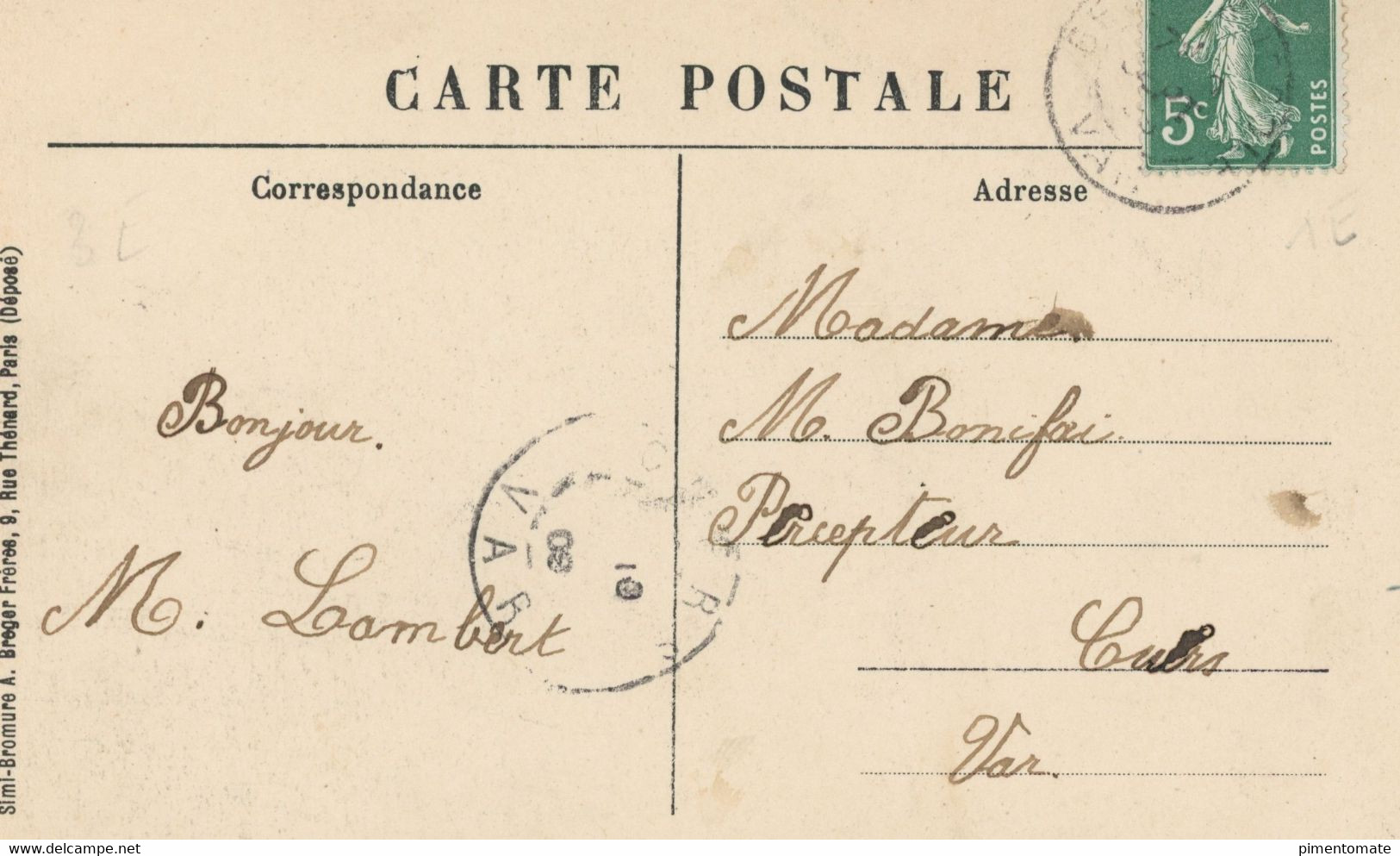 LE BAUSSET LE BEAUSSET LA FONTAINE ET LA PLACE 1906 - Le Beausset