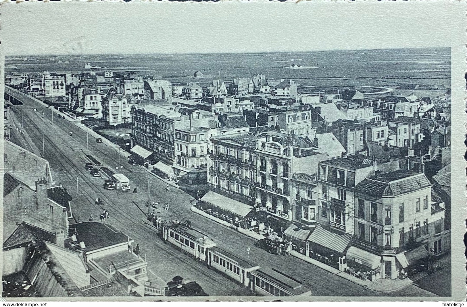 Wenduine Panorama Met Tram - De Haan