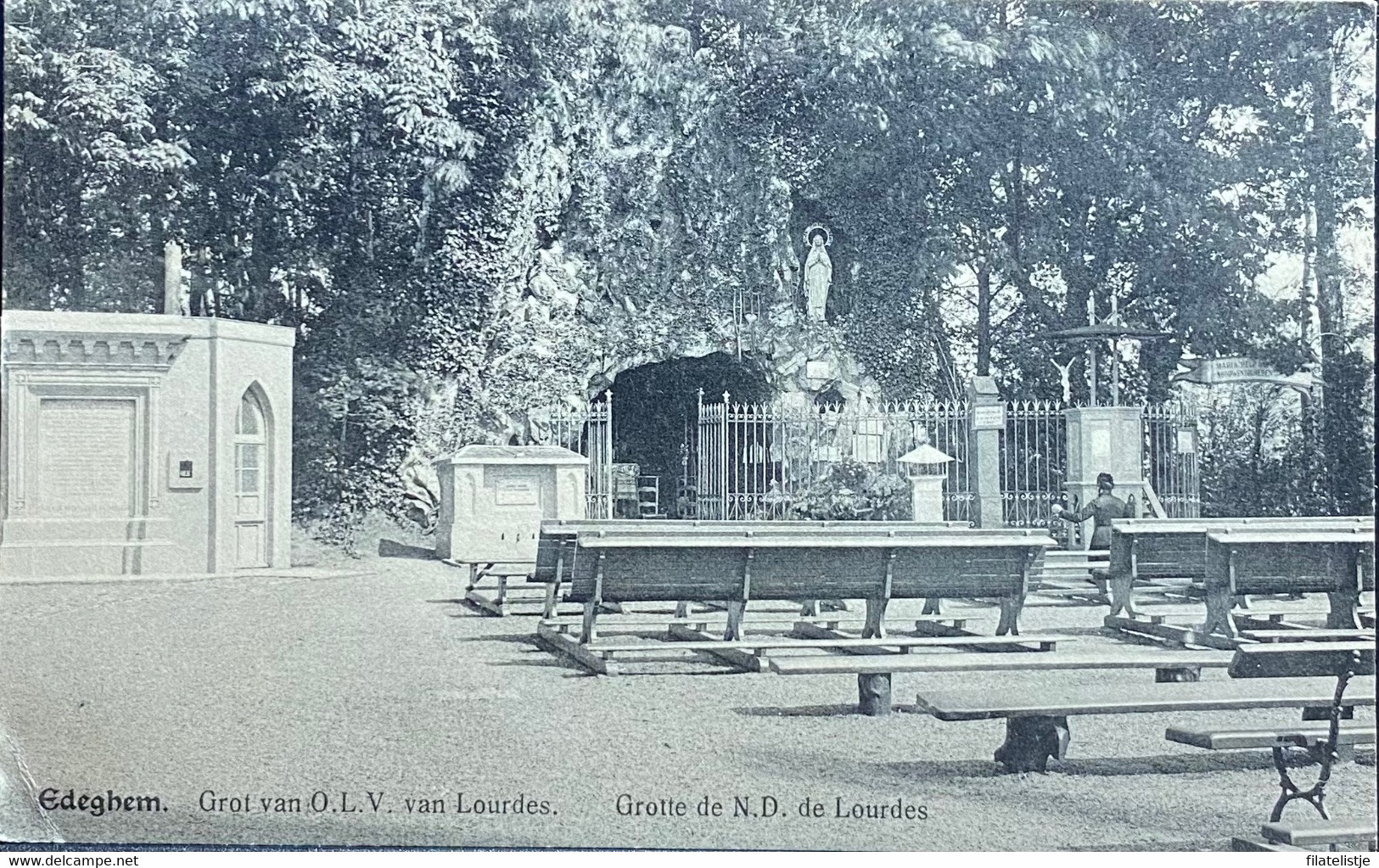 Edegem De Grot Van O.L.V. Van Lourdes 3 Kaarten - Edegem