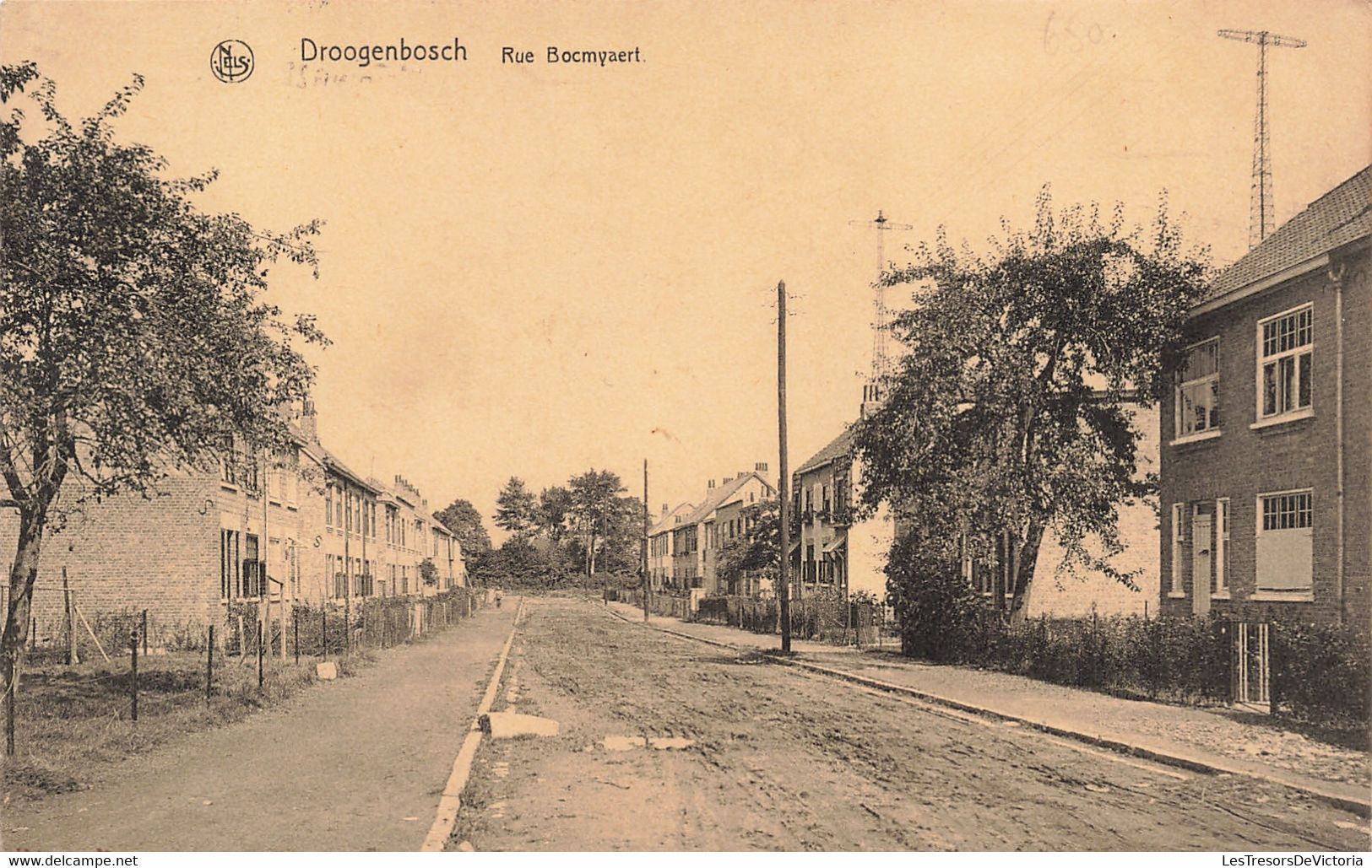 Belgique - Drogenbosch - Rue Bocmyaert - Edit. Heymans - Nels - Oblitéré Bruxelles 1936 - Carte Photo Ancienne - Halle