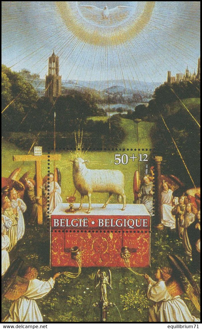 BL62**(2208) - L'adoration De L'agneau Mystique / De Aanbidding Van Het Lam Gods - Les Frères / De Broers - Van Eyck - Gemälde