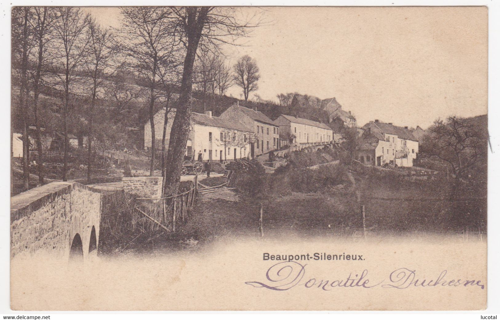 Beaupont Silenrieux - 1904 -  Edit. A. Gondry (Walcourt) Logo Vanderauwera ? - Cerfontaine