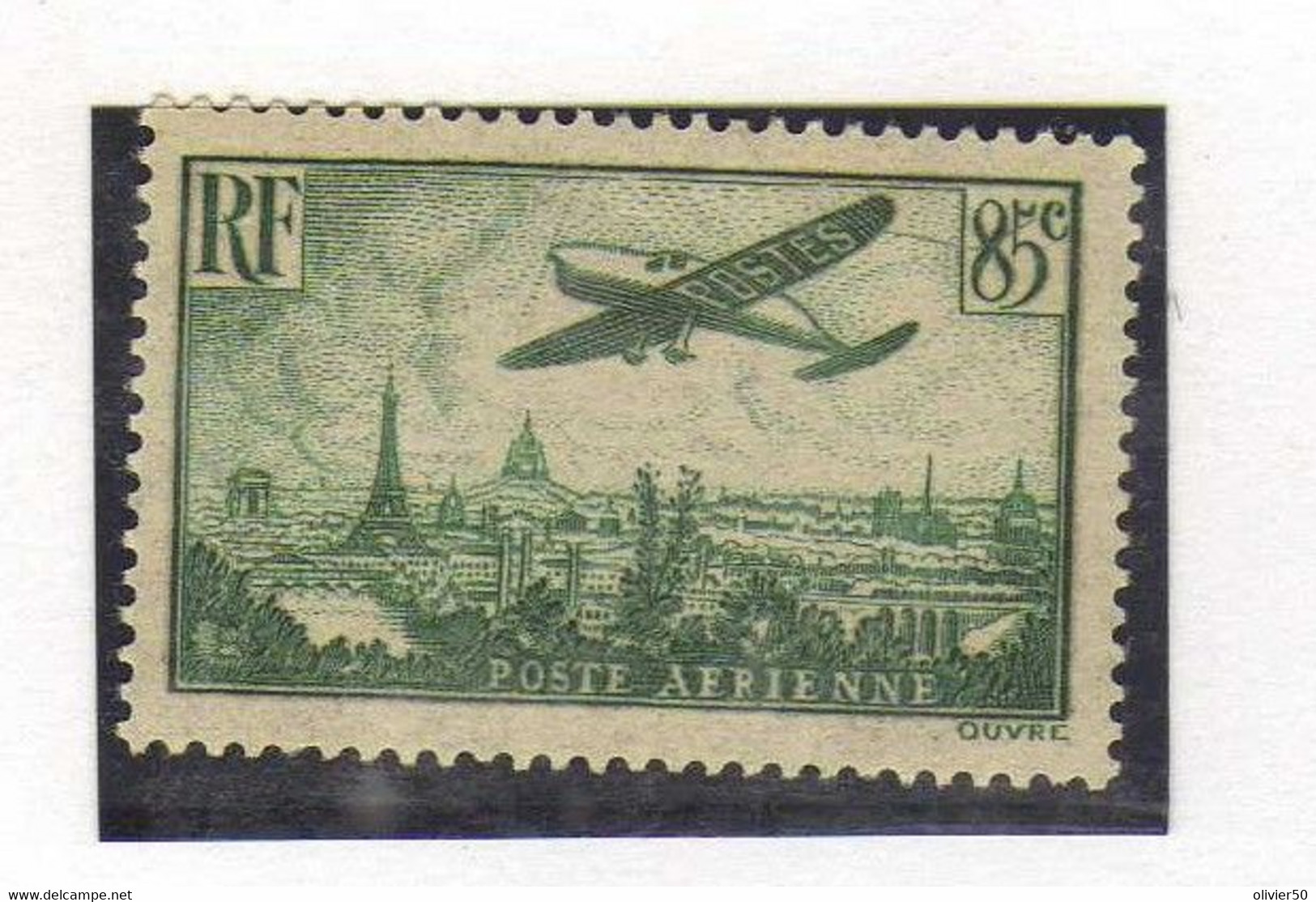 France - (1936)   - P A  85 C. Avion Survolant Paris - Neuf**- MNH - 1927-1959 Neufs