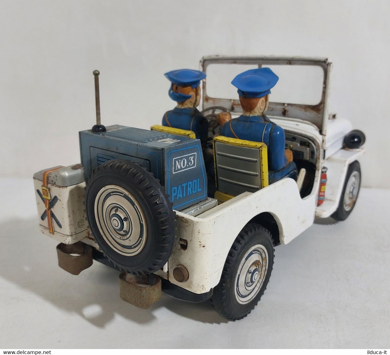 I102707 Giocattolo Di Latta T.N Nomura - Jeep Della Polizia - Anni 50 - Giappone - Ohne Zuordnung