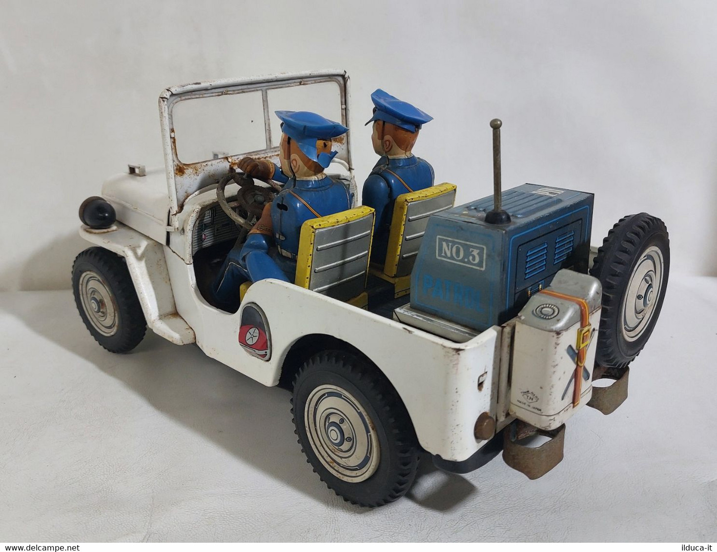 I102707 Giocattolo Di Latta T.N Nomura - Jeep Della Polizia - Anni 50 - Giappone - Sin Clasificación