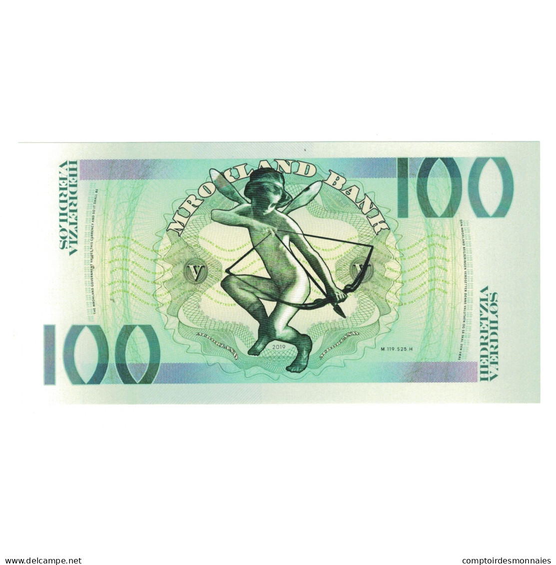 Billet, États-Unis, Billet Touristique, 2019, 100 VAERDILOS MROKLAND BANK, NEUF - A Identifier