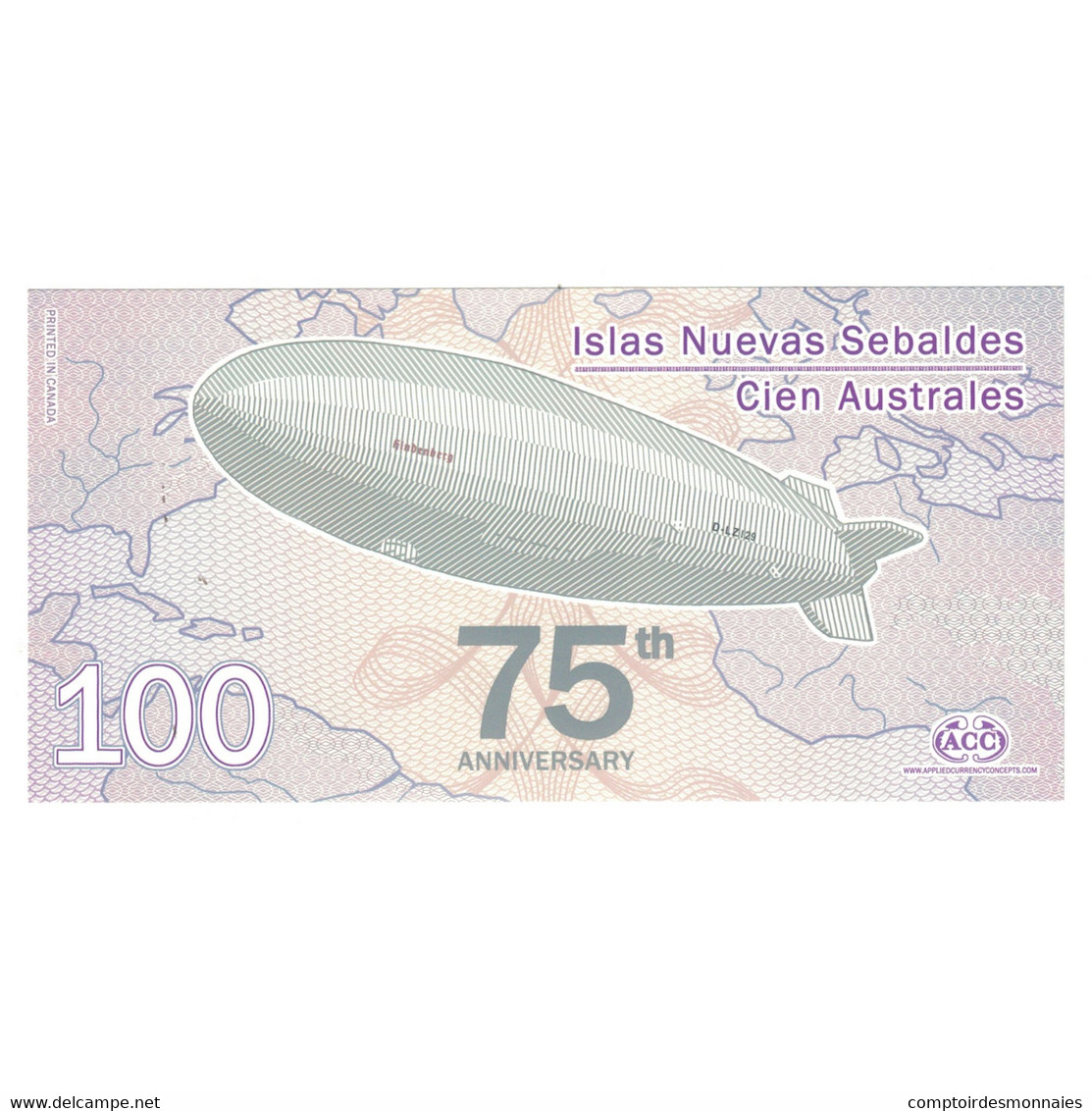 Billet, United Kingdom , 100 Australes, 2012, NEW JASON ISLAND, NEUF - Fictifs & Specimens