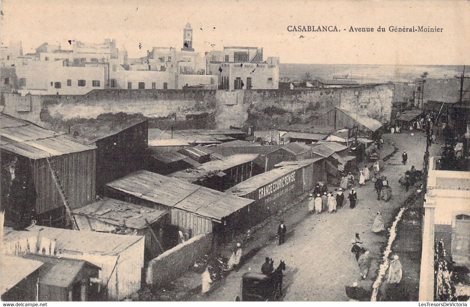 MAROC - CASABLANCA - Arrivée Du Général Moinier - Militaria - Carte Postale Ancienne - Casablanca