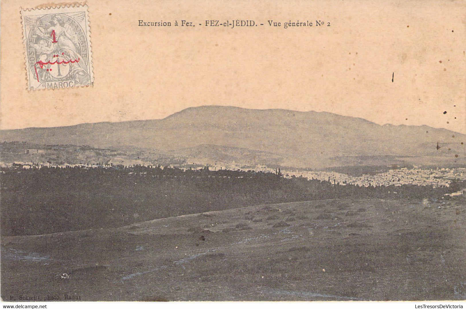 MAROC - FEZ El Jedid - Vue Générale N°2 - Carte Postale Ancienne - Fez