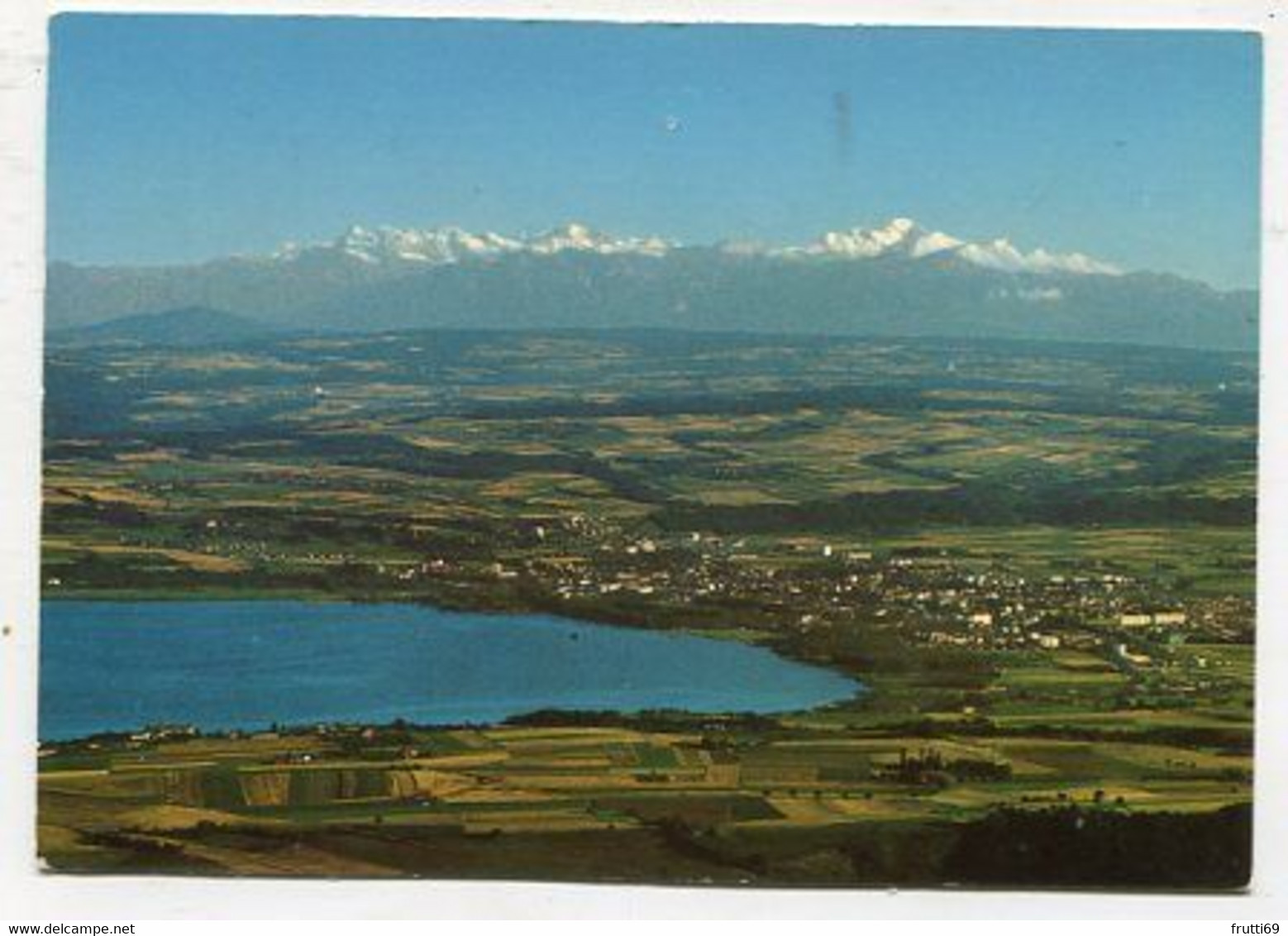 AK 121204 SWITZERLAND - Yverdon - Le Lac De Neuchate - Les Dts De Midi Et Le Mt Blanc Vus De Mauborget - Mauborget