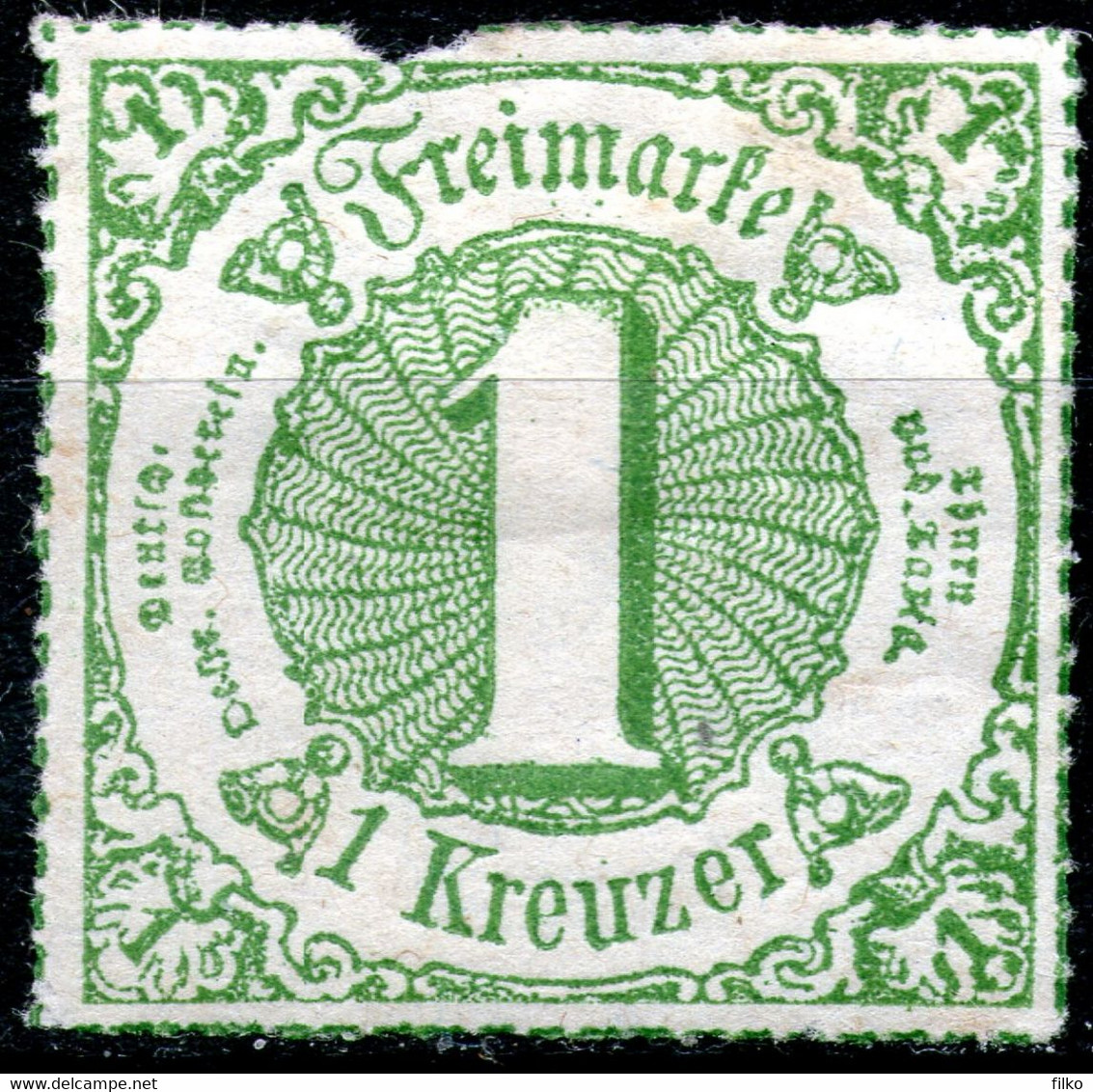 Thurn And Taxis,1859,1 Kreuzer,Mi#20,MLH  *  As Scan - Ungebraucht