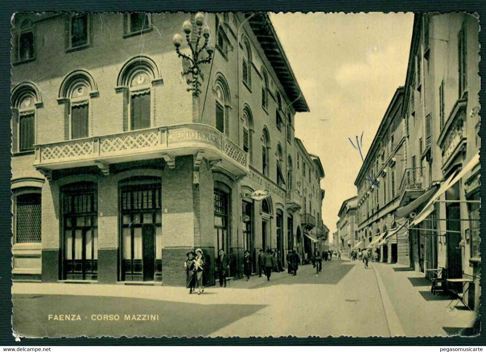 CLS008 - FAENZA - CORSO MAZZINI ANIMATA 1953 - Faenza