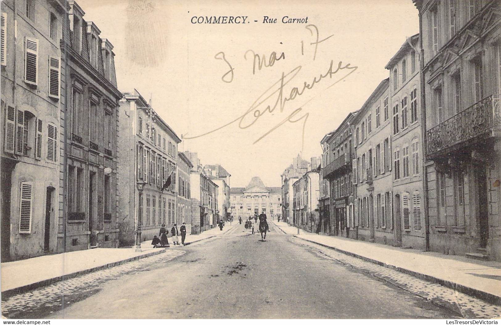 FRANCE - 55 - COMMERCY - Rue Carnot - Carte Postale Ancienne - Verdun