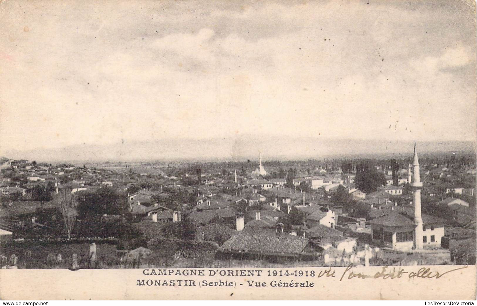 SERBIE - Monastir - Campagne D'Orient 1914-1918 - Vue Générale - Carte Postale Ancienne - Serbie