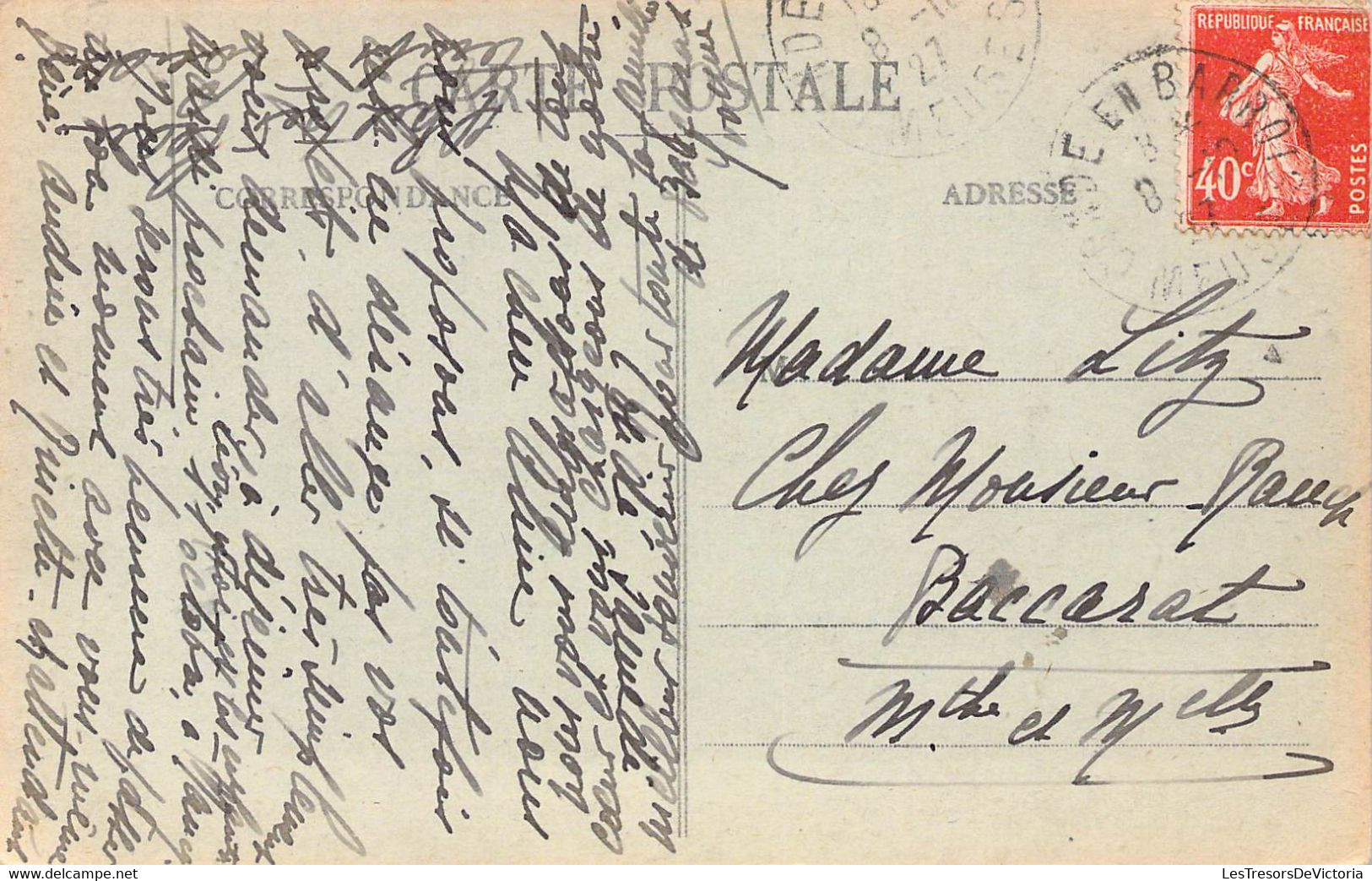 FRANCE - 55 - CONDE EN BARROIS - Vue Générale - Carte Postale Ancienne - Andere & Zonder Classificatie
