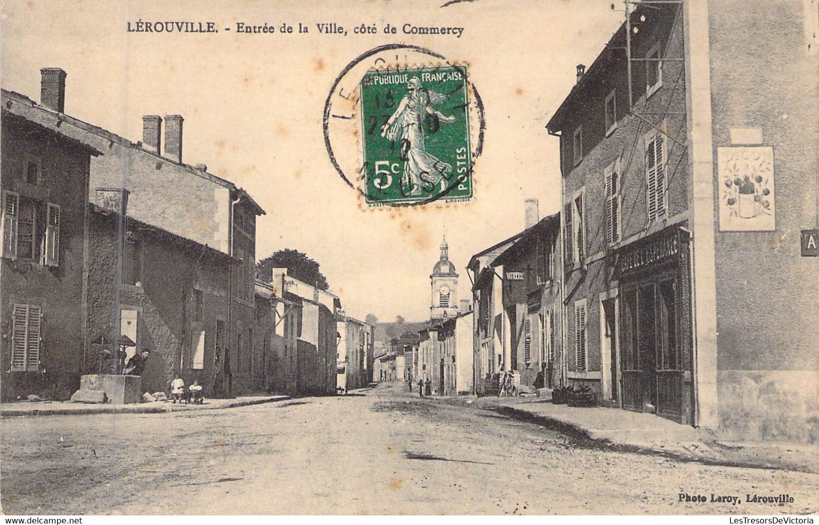 FRANCE - 55 - LEROUVILLE - Entrée De La Ville Côté De Commercy - Carte Postale Ancienne - Lerouville