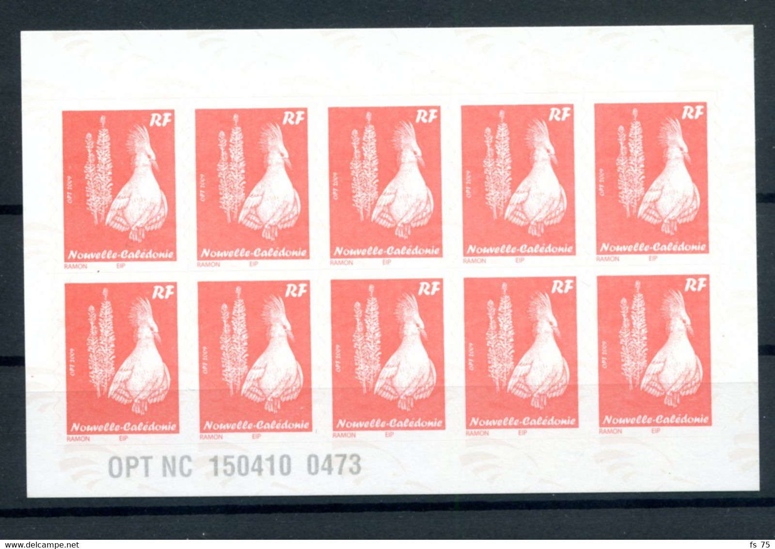 NOUVELLE CALEDONIE CAGOU CARNET N°1085-2 - Postzegelboekjes