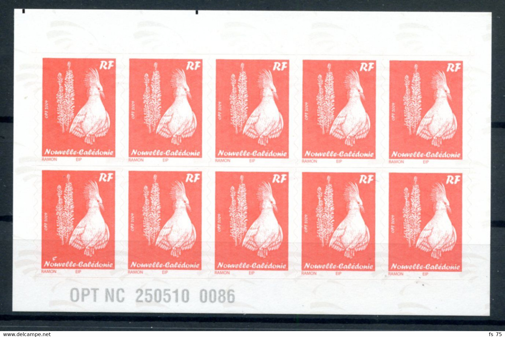 NOUVELLE CALEDONIE CAGOU CARNET N°1085-3 - Postzegelboekjes