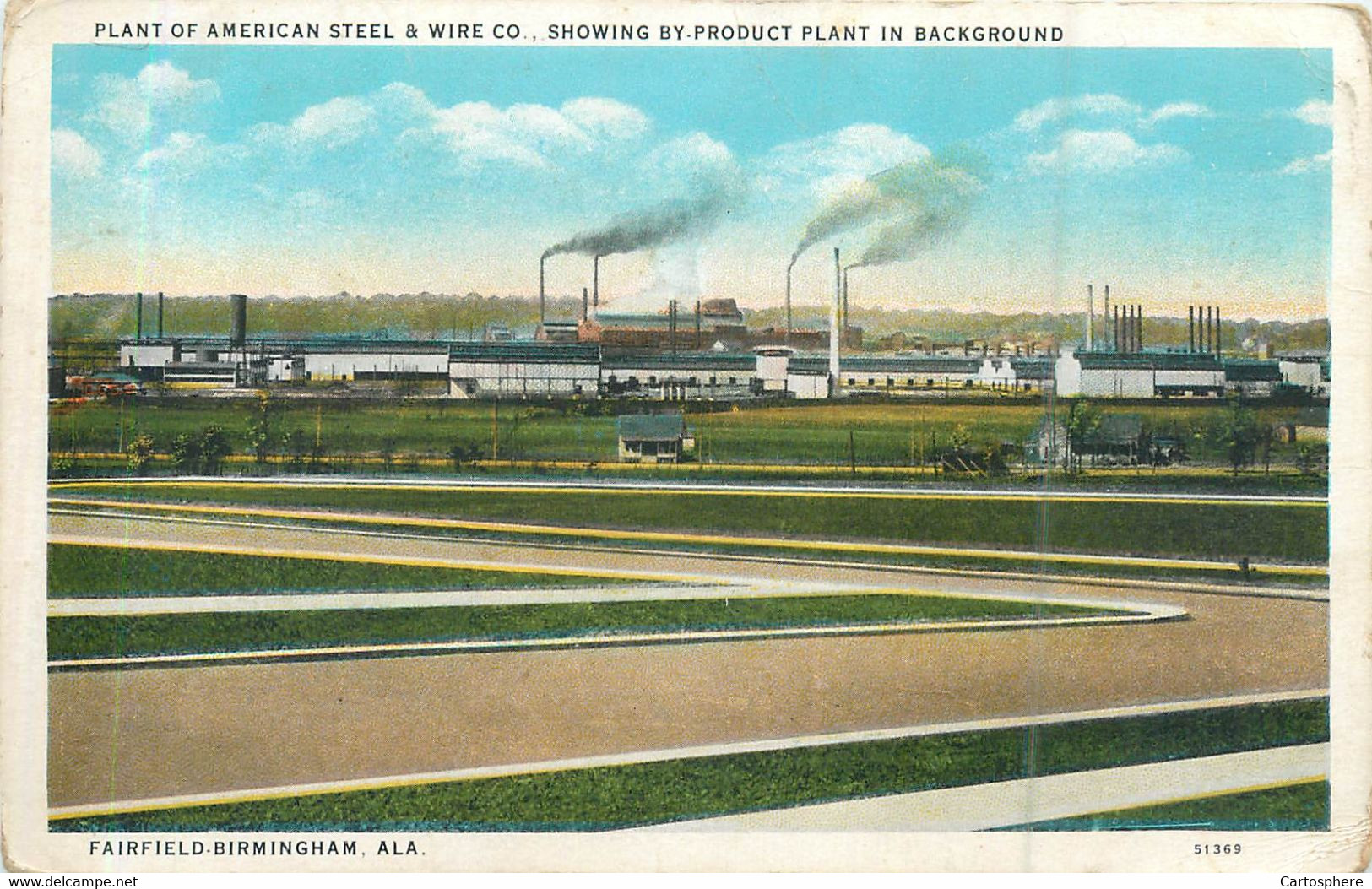 CPA  Amérique > Etats-Unis > AL - Alabama Fairfield Birmingham Plant Of American Steel & Wire CO - Autres & Non Classés