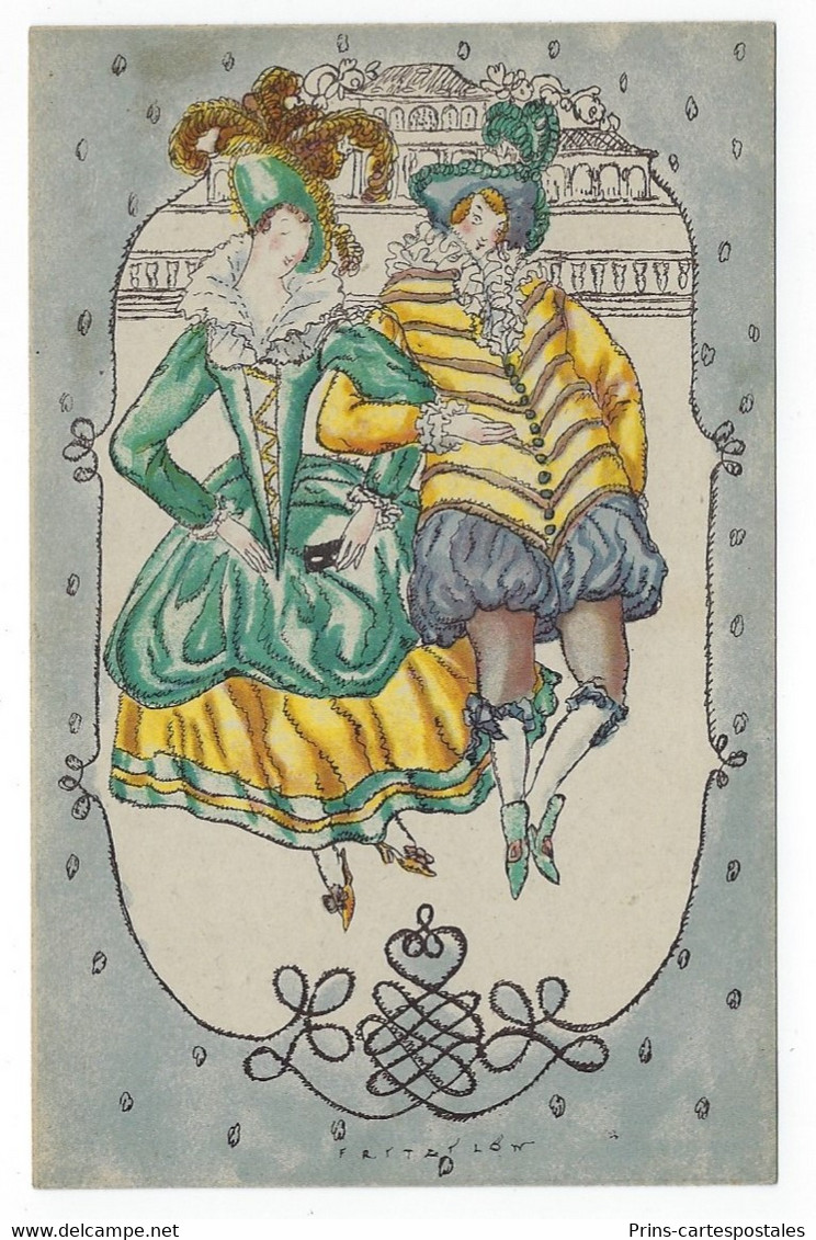 CPA Wiener Werkstätte Artiste Frederike Löw N° 1002 - Wiener Werkstätten