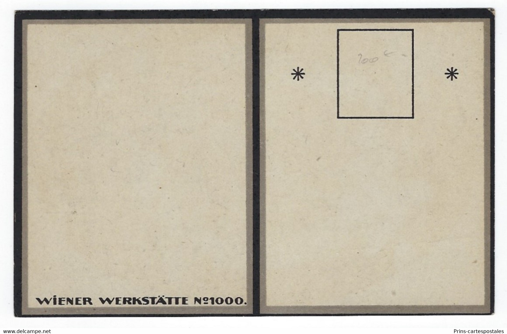 CPA Wiener Werkstätte Artiste Frederike Löw N° 1000 - Wiener Werkstätten