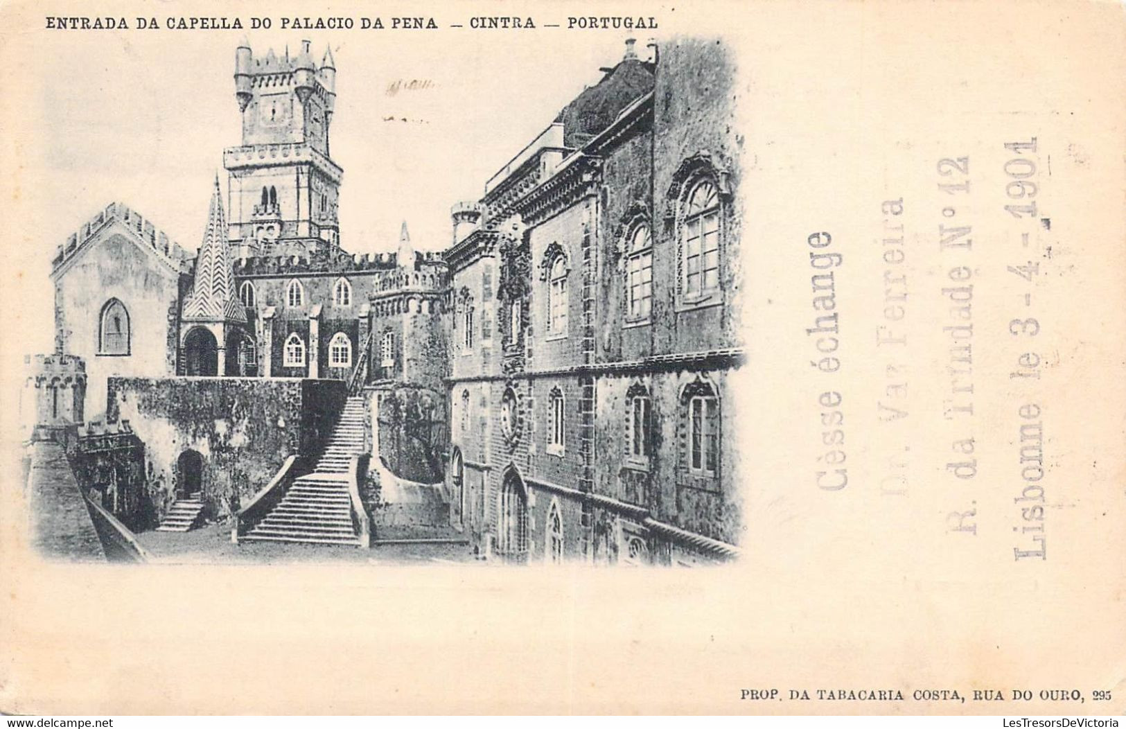 PORTUGAL - Cintra - Entrada Da Capella Do Palacio Da Pena - Carte Postale Ancienne - Otros & Sin Clasificación