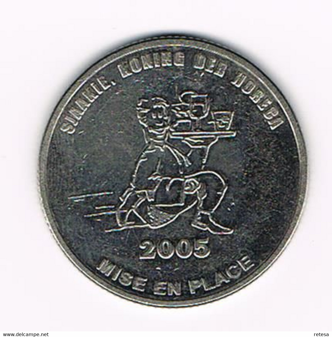 # NEDERLAND  SJAAKIE KONING DER HORICA 2005 MISE EN PLACE - SJAAK VAN DE ZAAK - Pièces écrasées (Elongated Coins)