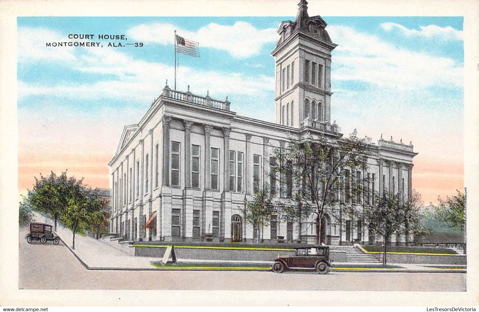 ETATS-UNIS - Alabama - Montgomery - Court House - Carte Postale Ancienne - Montgomery