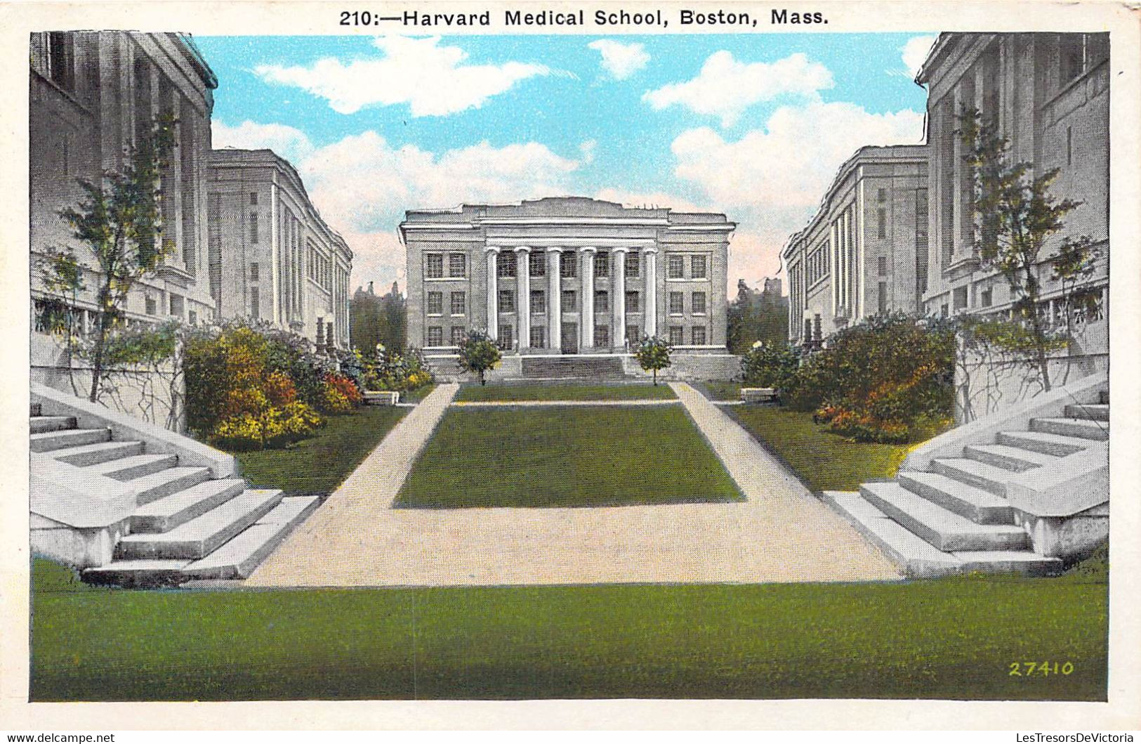 ETATS-UNIS - Massachusetts - Boston - Harvard Medical School - Carte Postale Ancienne - Boston