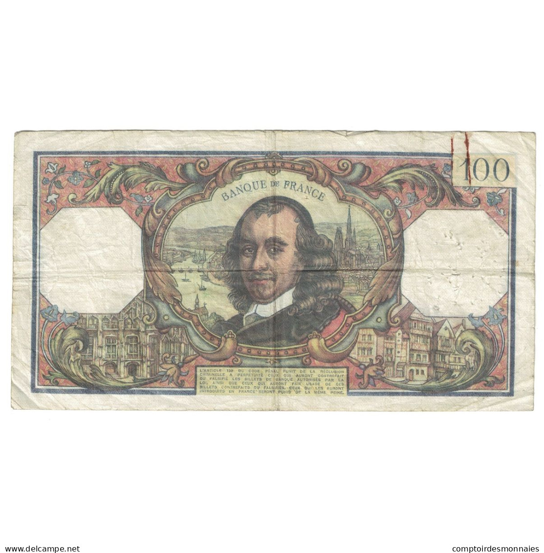 France, 100 Francs, Corneille, 1976, A.953, TB+, Fayette:65.53, KM:149f - 100 F 1964-1979 ''Corneille''