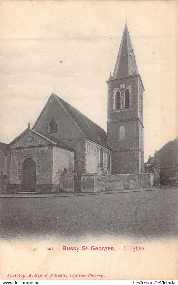 FRANCE - 77 - BUSSY ST GEORGES - L'Eglise - Le Clocher - Carte Postale Ancienne - Avon