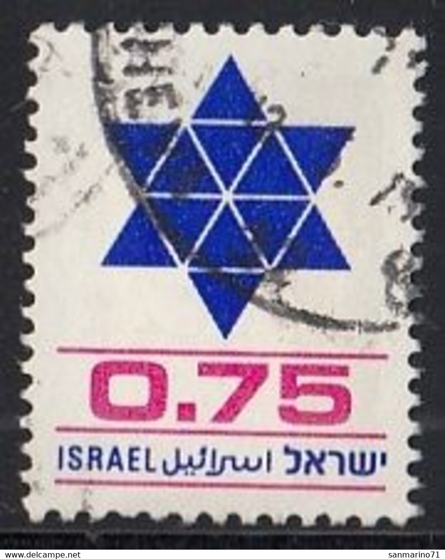 ISRAEL 721,used,falc Hinged - Gebruikt (zonder Tabs)