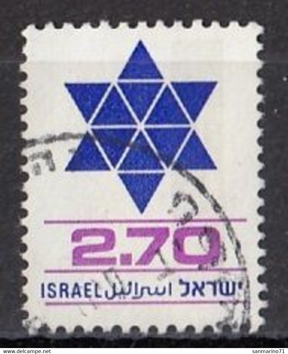 ISRAEL 812,used,falc Hinged - Usados (sin Tab)