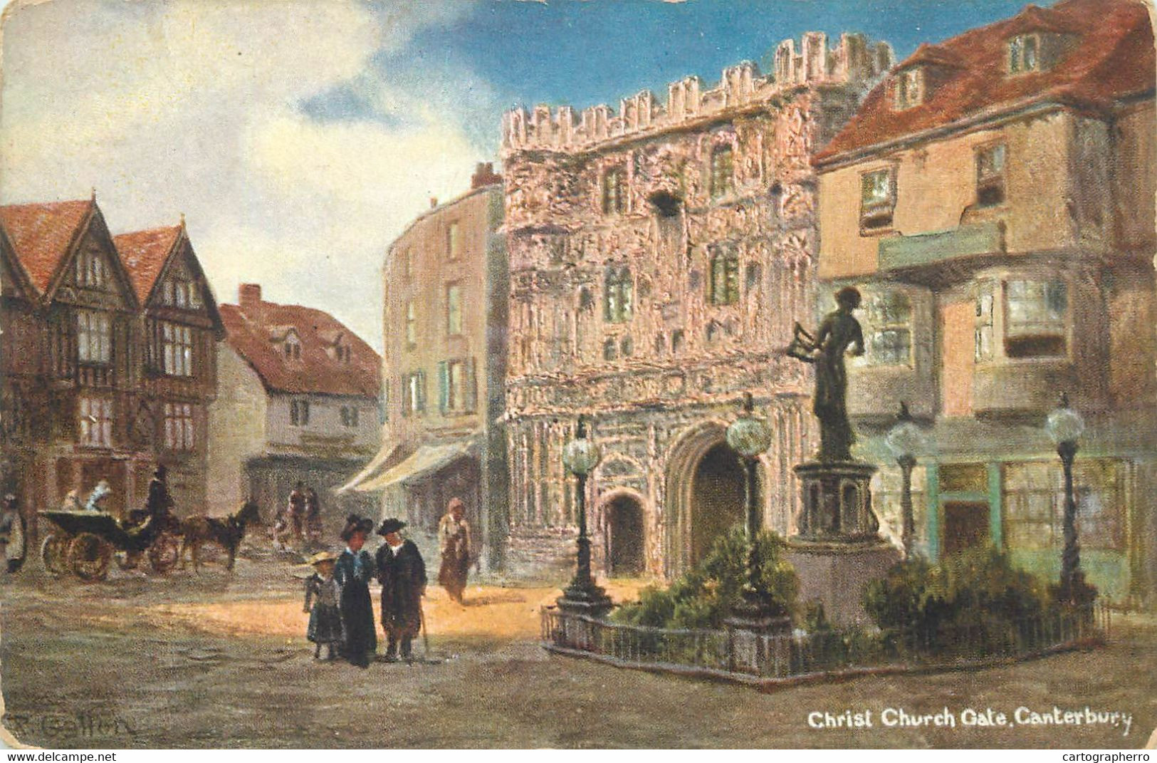 England Cantebury Christ Church Gate - Canterbury