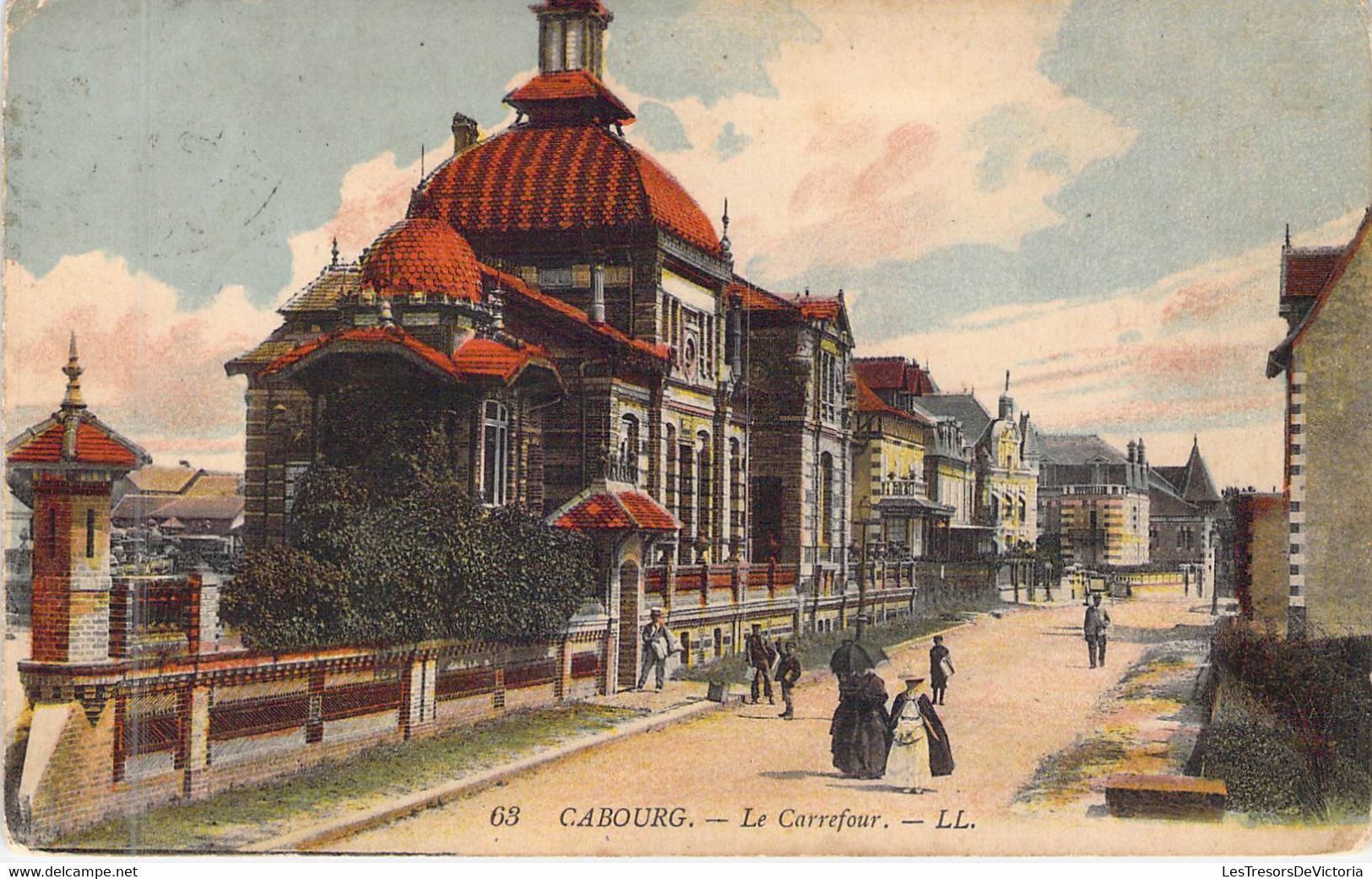 FRANCE - 14 - CABOURG - Le Carrefour - LL - Carte Postale Ancienne - Cabourg