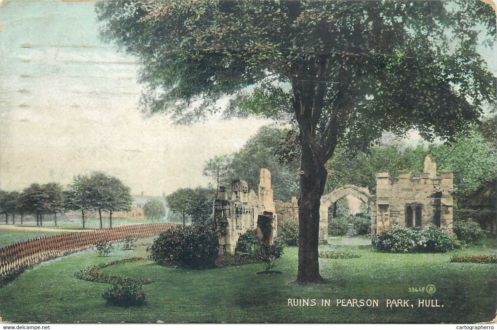 England Hull Pearson Park Ruins - Hull